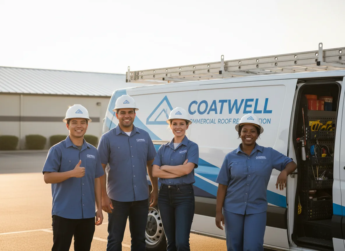 Commercial roof coating company in Fortville, IN